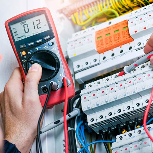 Inspecting the electrical switchboard